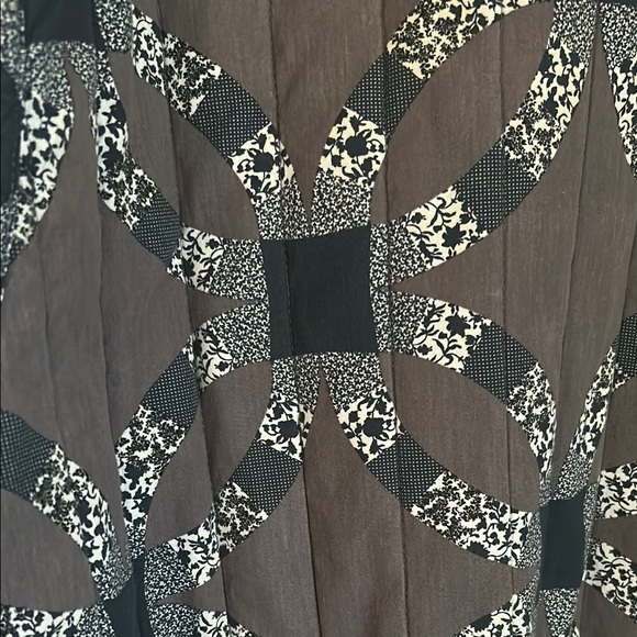 Universal Thread Blue Patterned Bomber Jacket - Picture 9 of 11